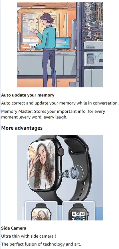 Mind Time AI Watch (ultra-thin!), Your AI Travel Companion. (GPS, Phone, Local AI memory, AI Search etc.)