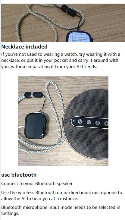 Mind Time AI Watch (ultra-thin!), Your AI Travel Companion. (GPS, Phone, Local AI memory, AI Search etc.)