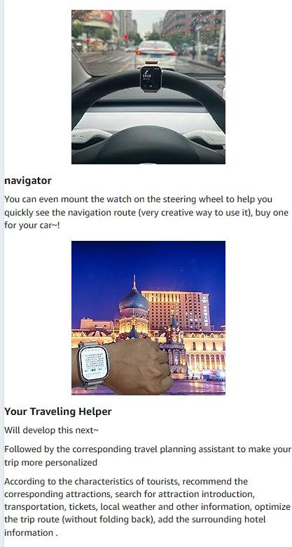 Mind Time AI Watch (ultra-thin!), Your AI Travel Companion. (GPS, Phone, Local AI memory, AI Search etc.)